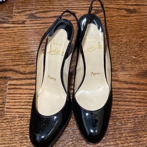 Louboutin sling backs
